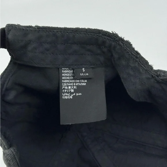 Balenciaga SS23 Black Piercing Distressed Cap - Picture 8 of 10